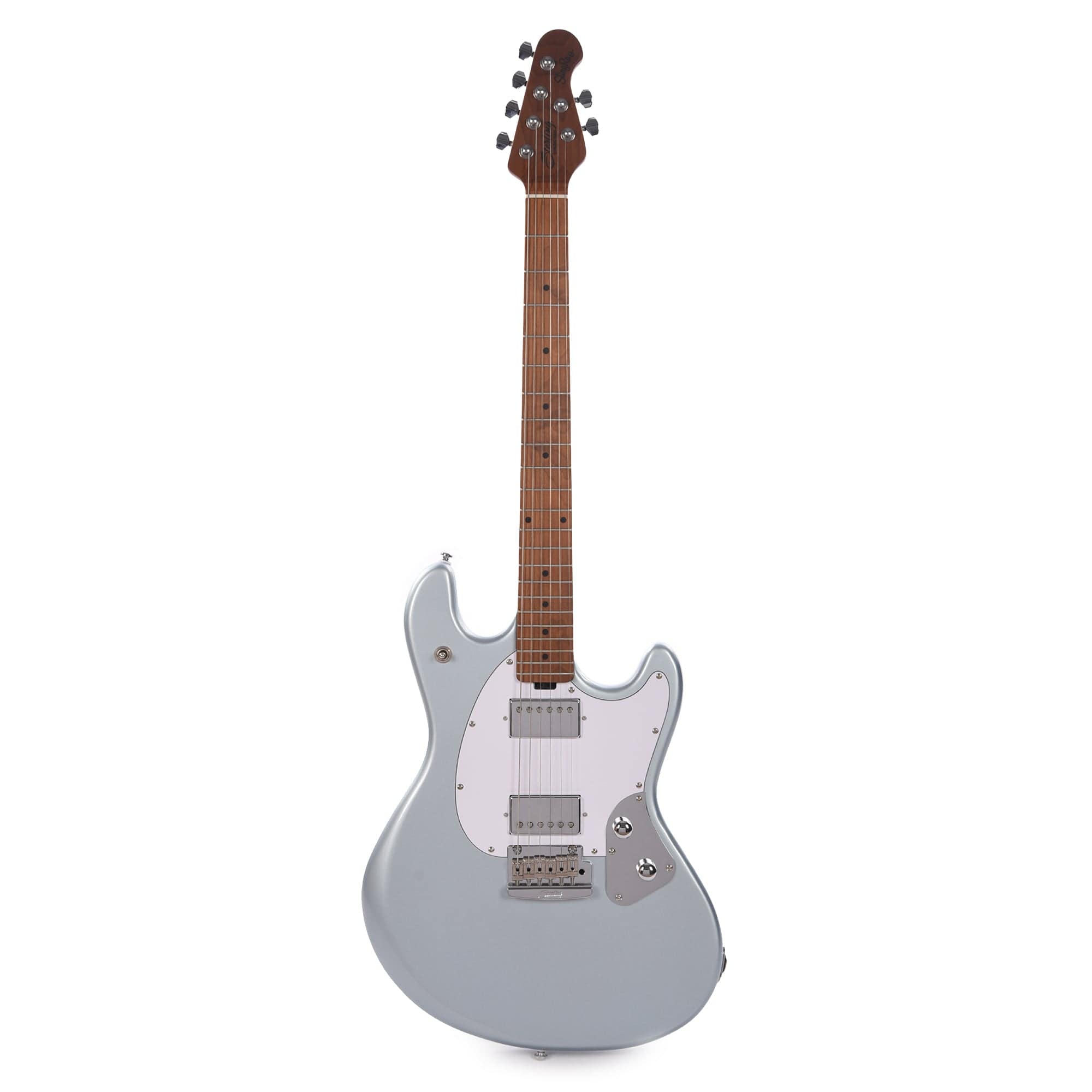 Sterling by Music Man StingRay Guitar Firemist Silver – Chicago Music ...