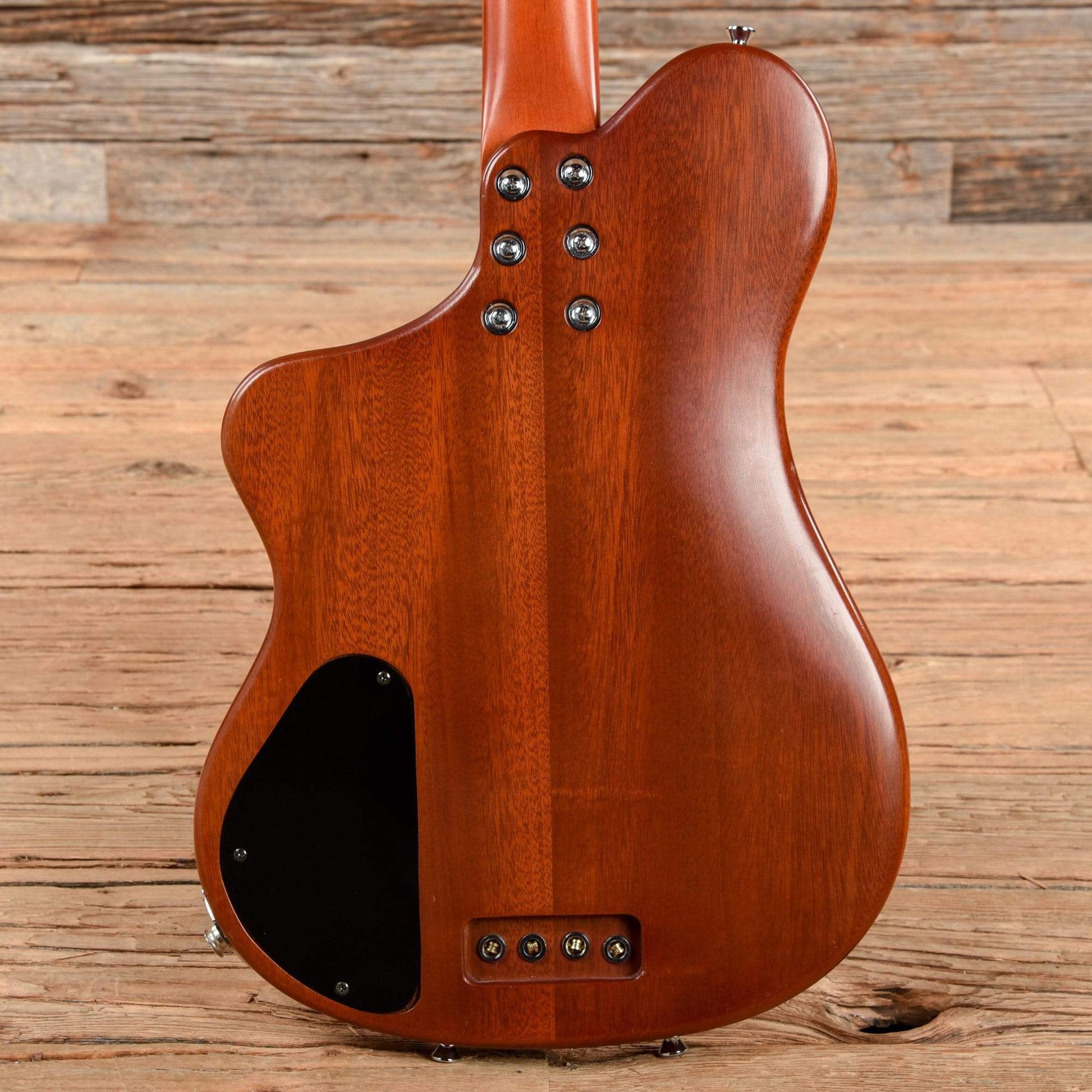 Steve Ezzo Custom Short Scale Fretless Bass Redwood Top Bass Guitars / Short Scale