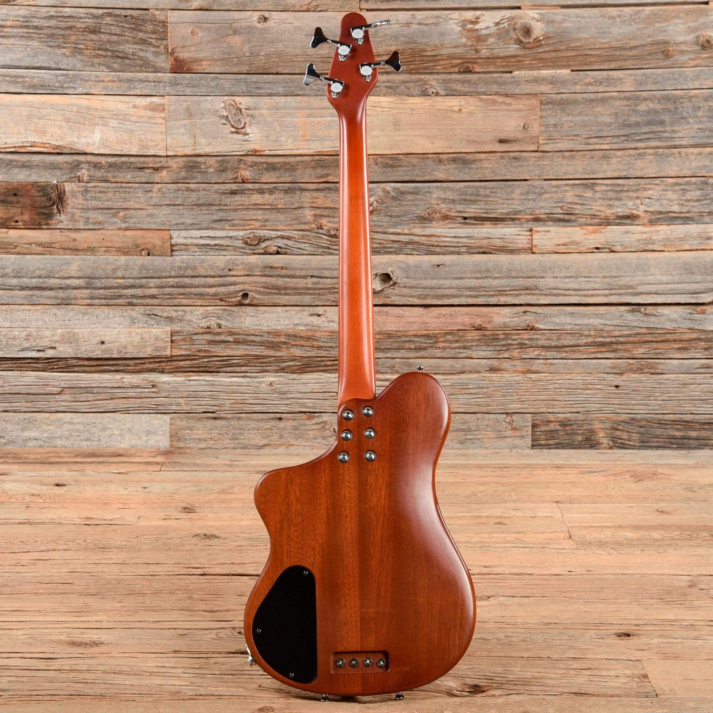 Steve Ezzo Custom Short Scale Fretless Bass Redwood Top Bass Guitars / Short Scale