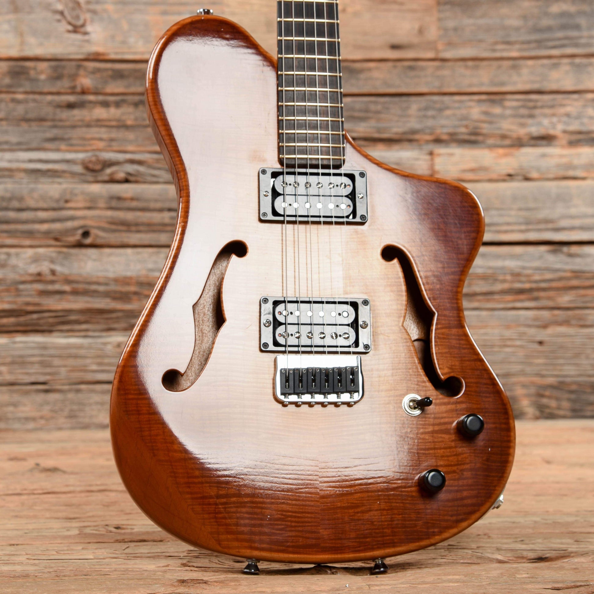 Steve Ezzo Custom Semi-Hollow Flame Maple Electric Guitars / Semi-Hollow