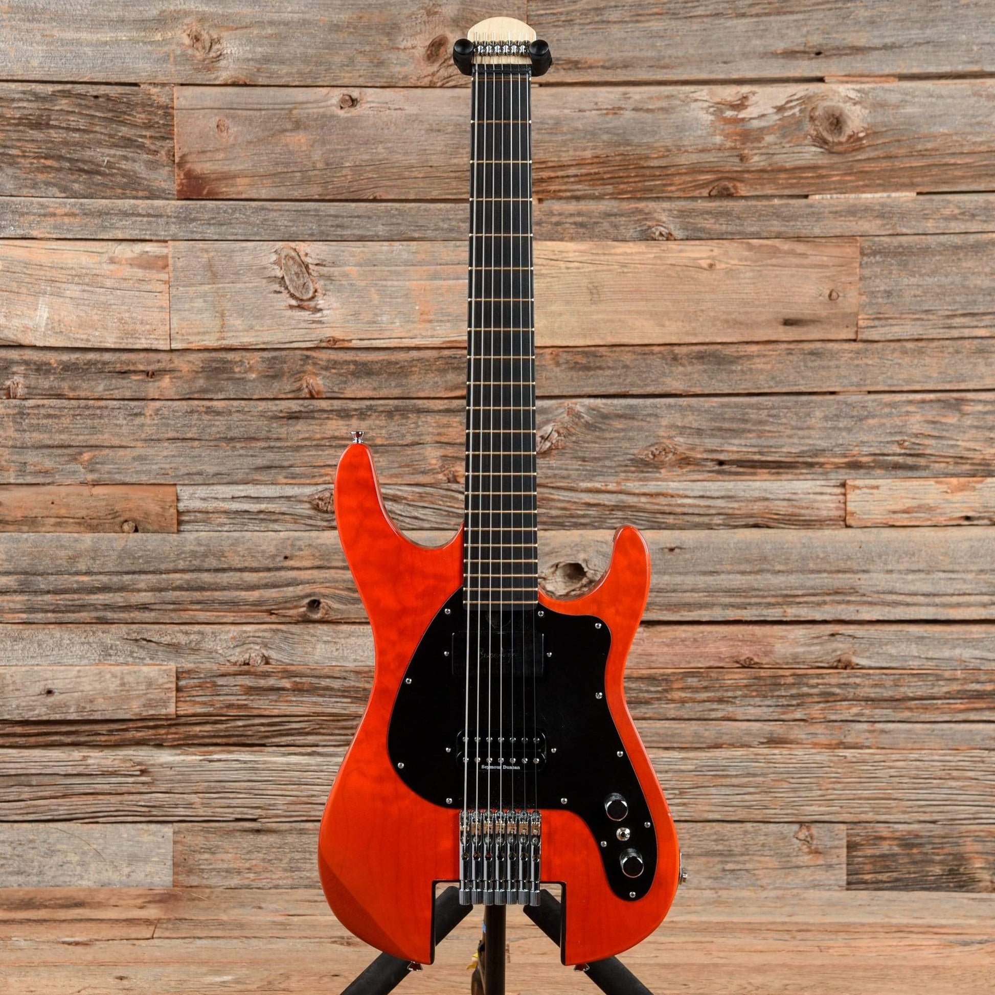 Steve Ezzo Custom Headless 7-String Red Electric Guitars / Solid Body