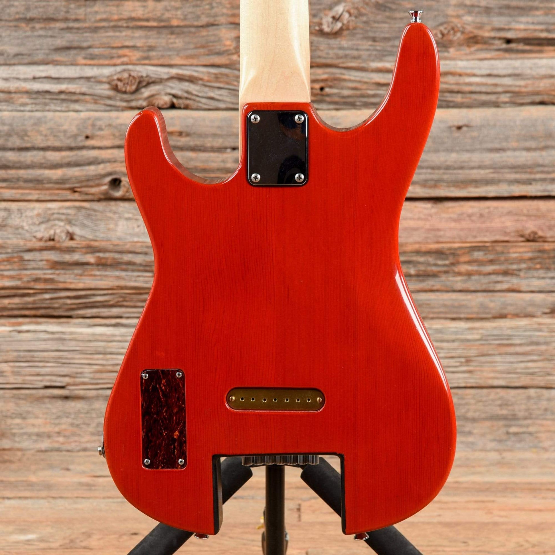 Steve Ezzo Custom Headless 7-String Red Electric Guitars / Solid Body