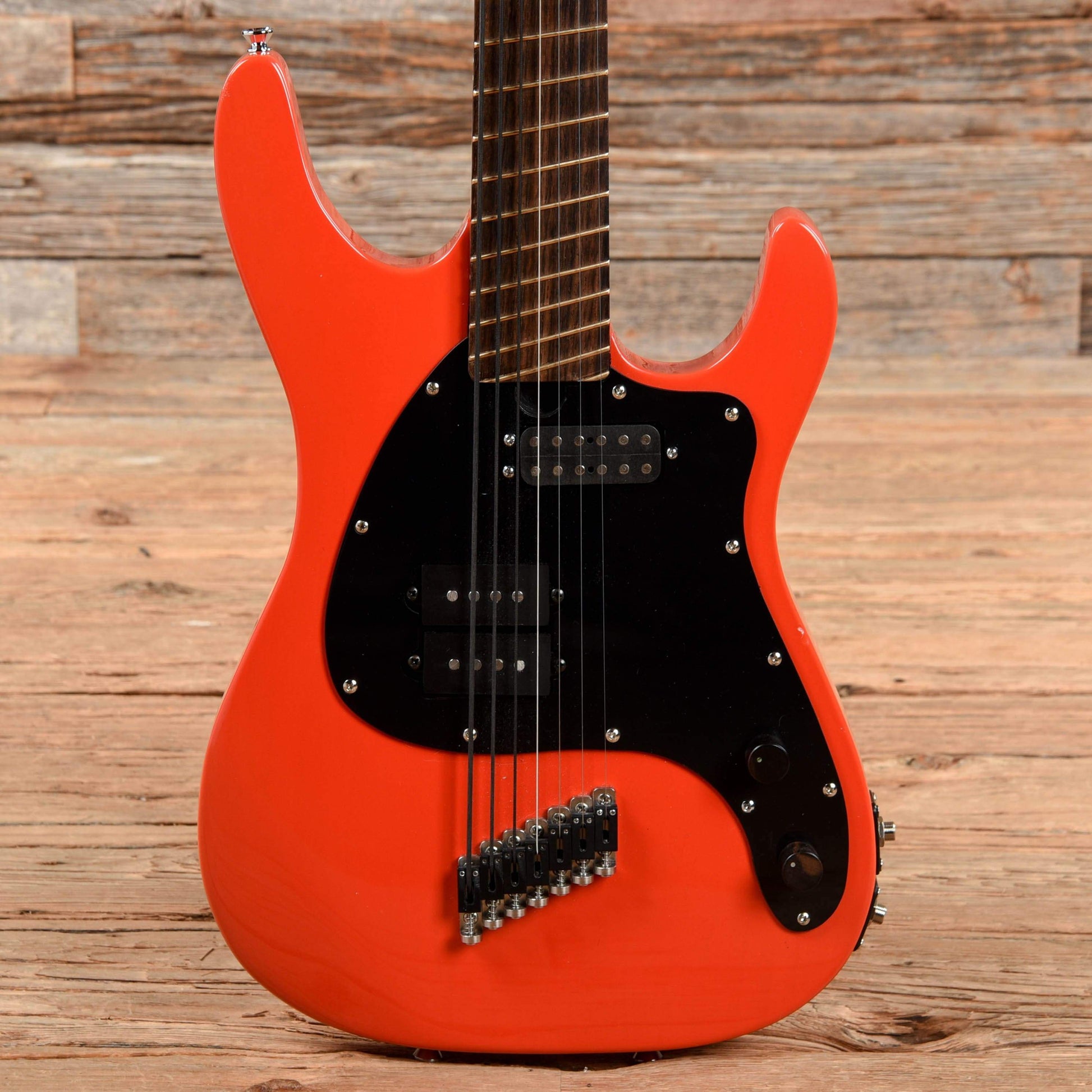 Steve Ezzo Custom Hybrid 7-String Red Electric Guitars / Solid Body