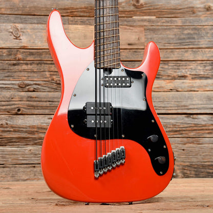 Steve Ezzo Custom Hybrid 7-String Red Electric Guitars / Solid Body