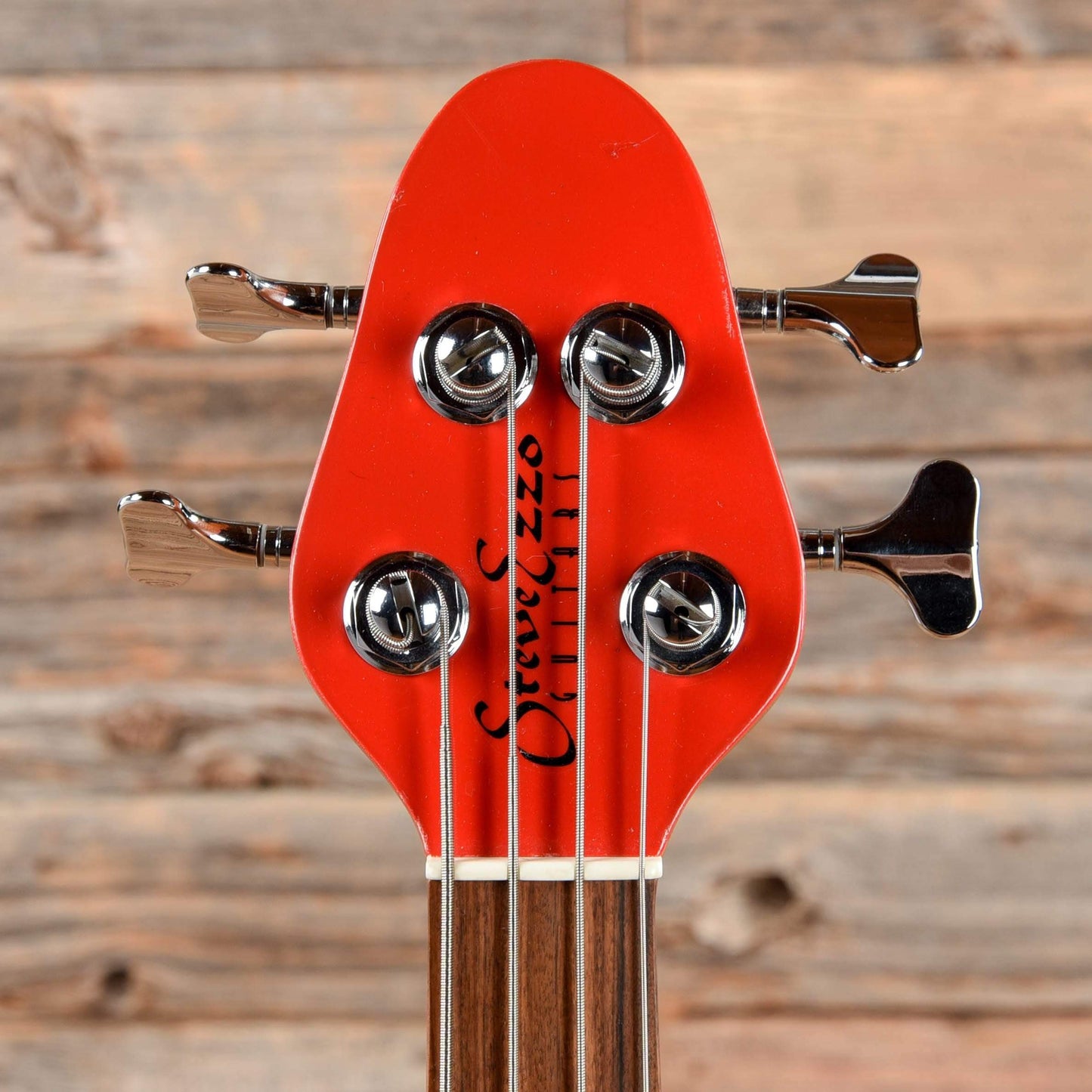 Steve Ezzo Custom Short Scale Bass Red Electric Guitars / Solid Body