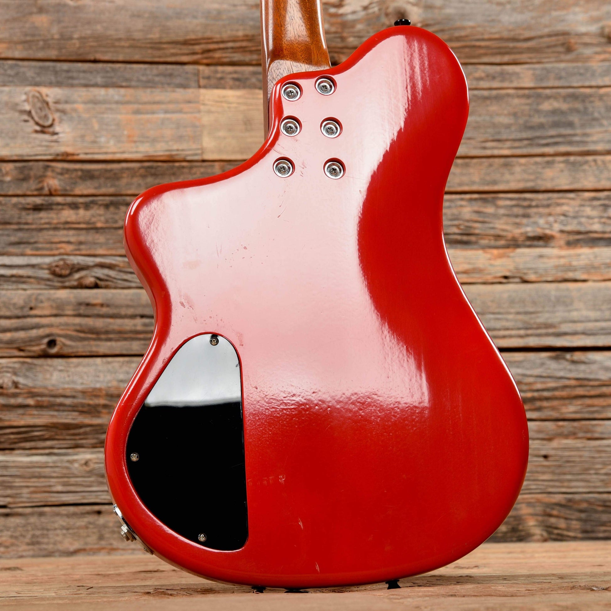 Steve Ezzo Custom Short Scale Bass Red Electric Guitars / Solid Body