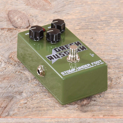 Stomp Under Foot Green Russian Effects and Pedals / Fuzz