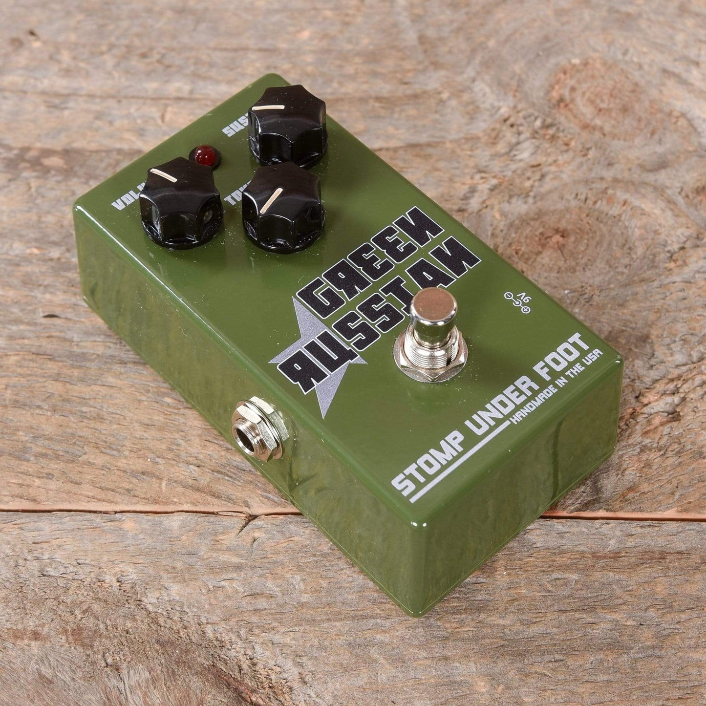 Stomp Under Foot Green Russian Effects and Pedals / Fuzz