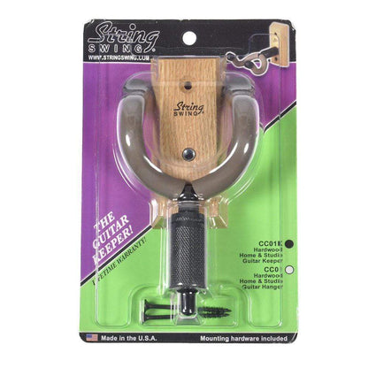 String Swing Hardwood Guitar Hanger - Oak (2 Pack Bundle) Accessories / Stands