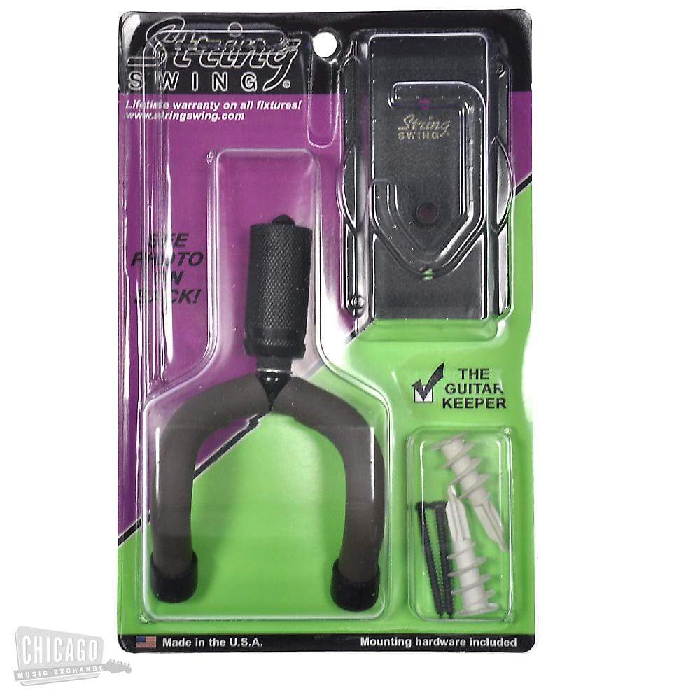 String Swing Home and Studio Guitar Keeper - Long Metal Accessories / Stands