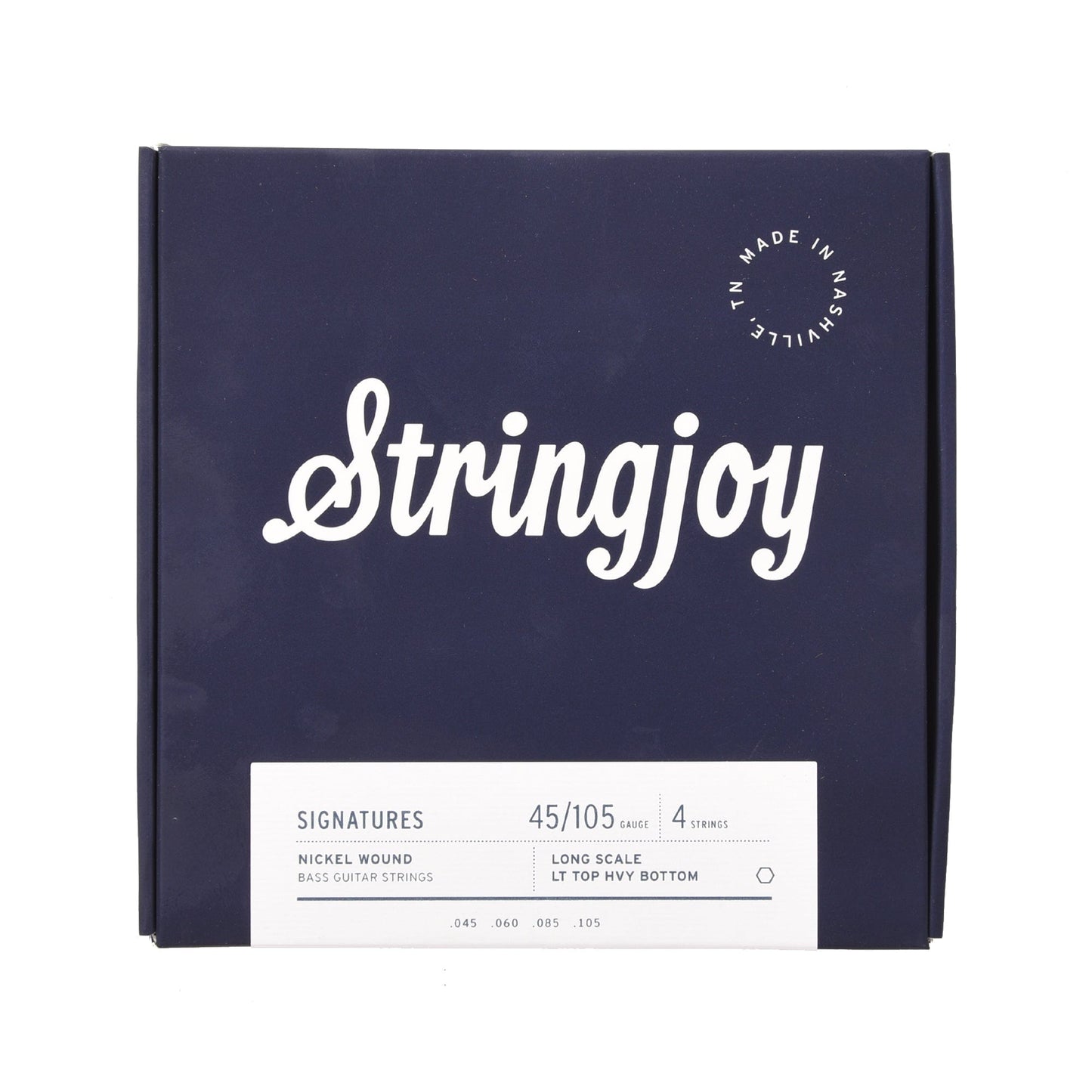 Stringjoy 4-String Electric Bass Light Top / Heavy Bottom Gauge Long Scale 45-105 Accessories / Strings / Bass Strings