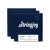 Stringjoy 4-String Electric Bass Medium Gauge Long Scale 50-105 3 Pack Bundle Accessories / Strings / Bass Strings