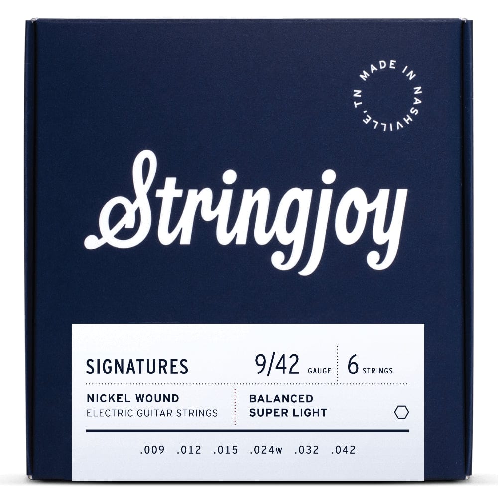 Stringjoy Electric Balanced Super Light Gauge 9-42 Accessories / Strings / Guitar Strings