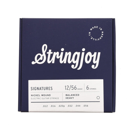 Stringjoy Signatures Balanced Heavy Gauge 12-56 Nickel Wound Electric Guitar Strings Accessories / Strings / Guitar Strings