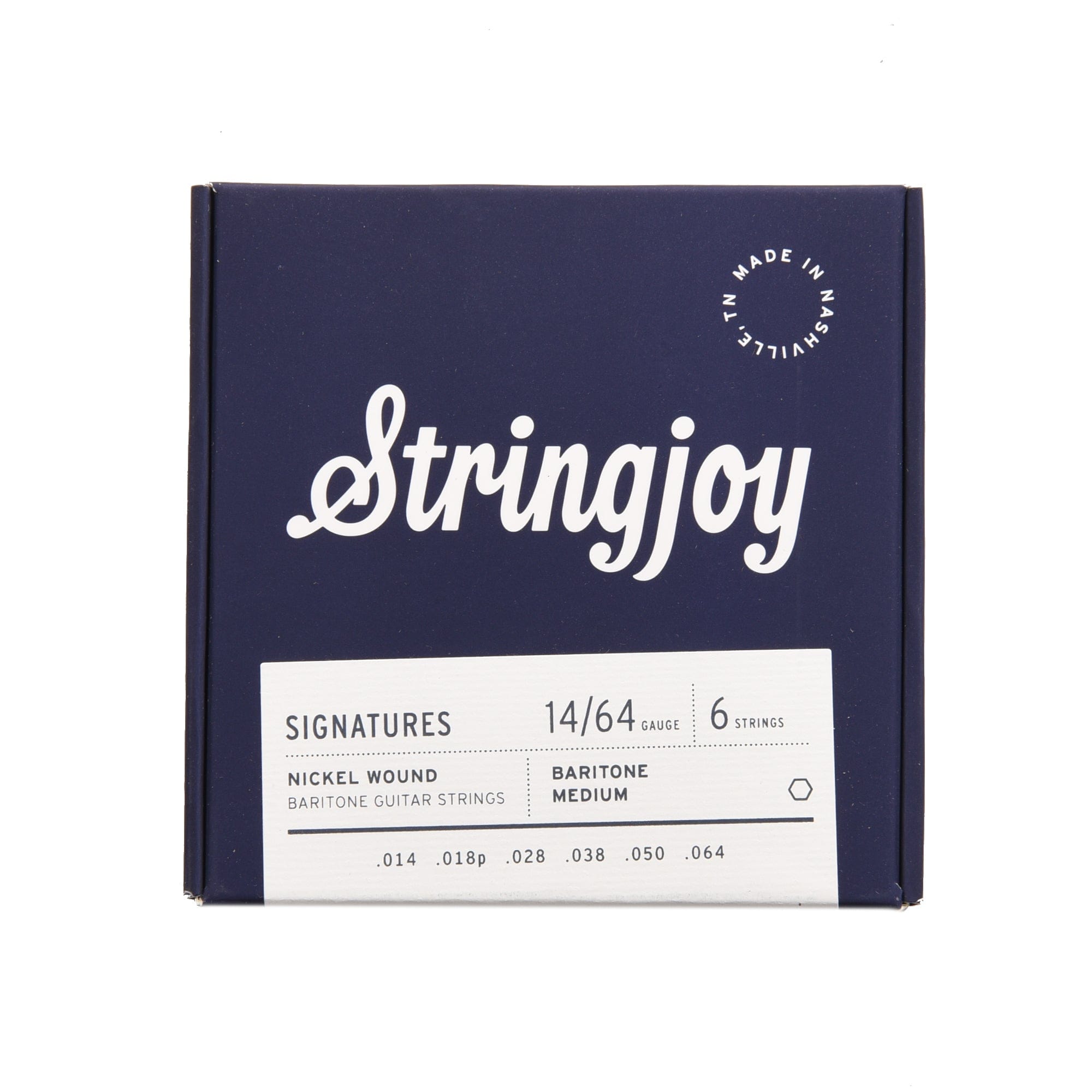 Stringjoy Signatures Baritone Balanced Medium Gauge 14-64 Nickel Wound Electric Guitar Strings Accessories / Strings / Guitar Strings