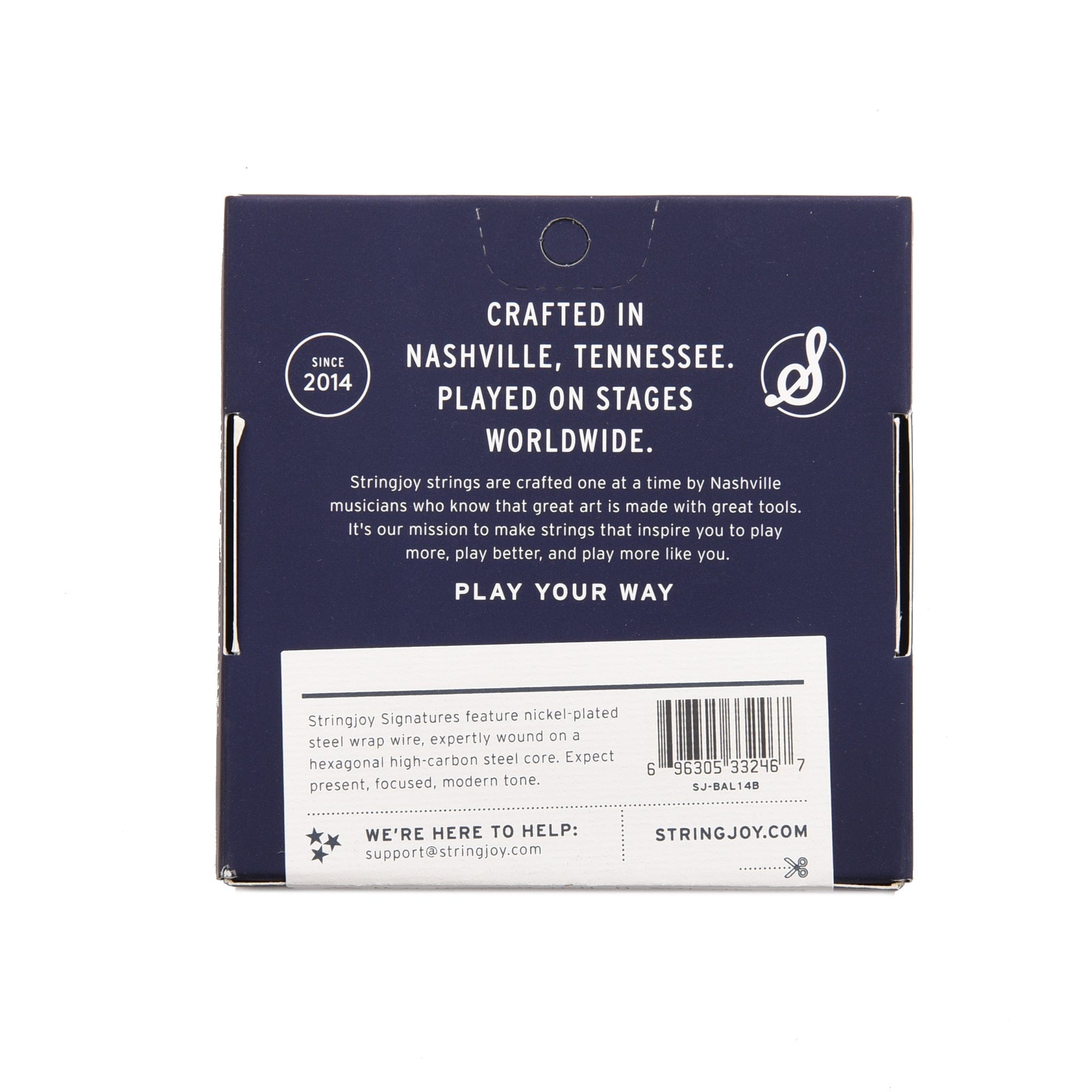 Stringjoy Signatures Baritone Balanced Medium Gauge 14-64 Nickel Wound Electric Guitar Strings Accessories / Strings / Guitar Strings