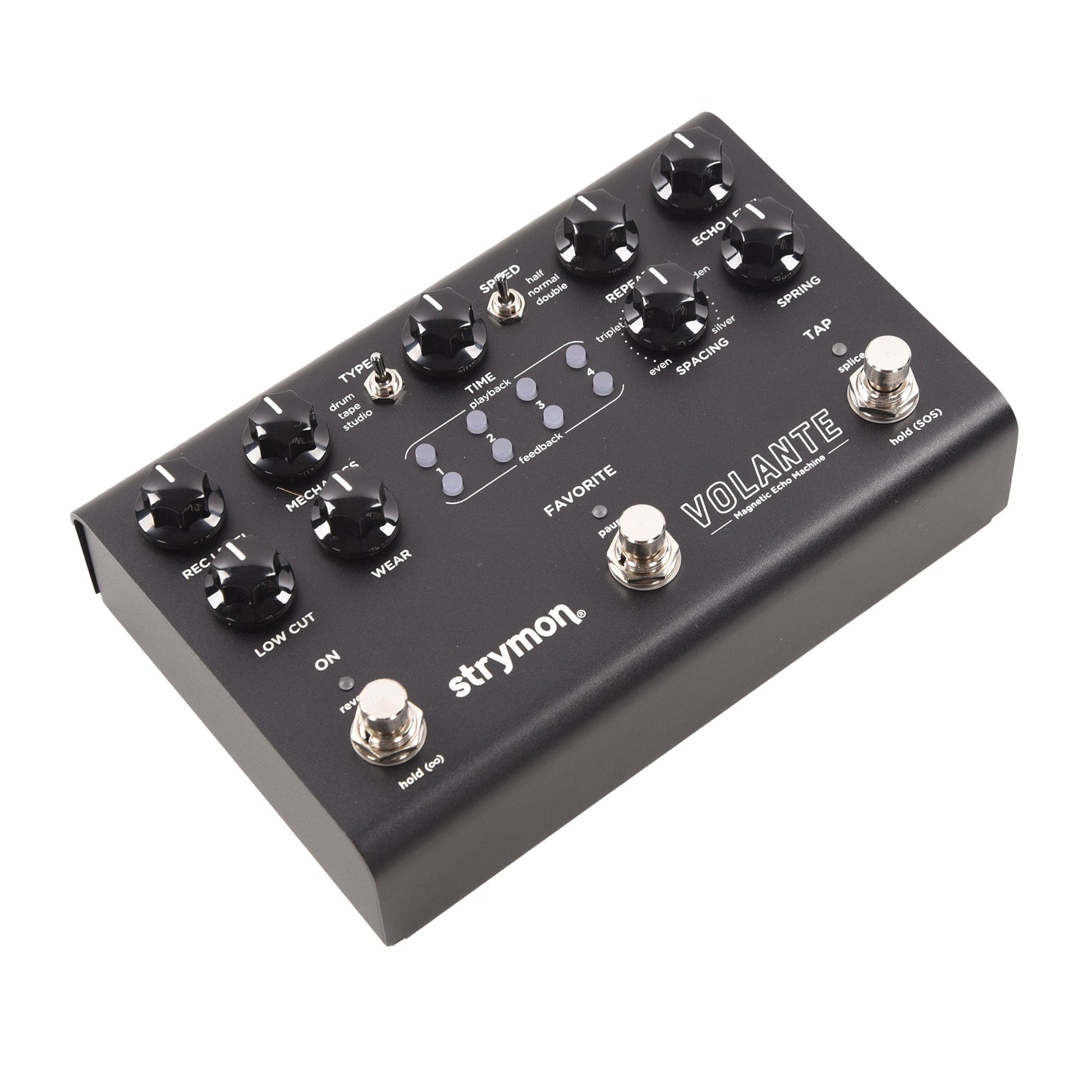 echo machine pedal Strymon Limited Edition Midnight Volante Magnetic Echo Machine Pedal