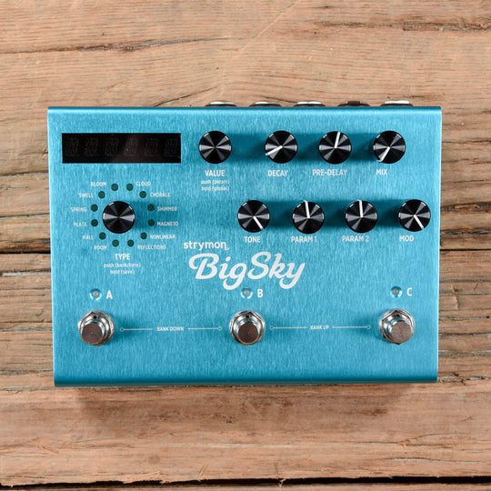 Strymon BigSky Reverberator Pedal Effects and Pedals / Reverb