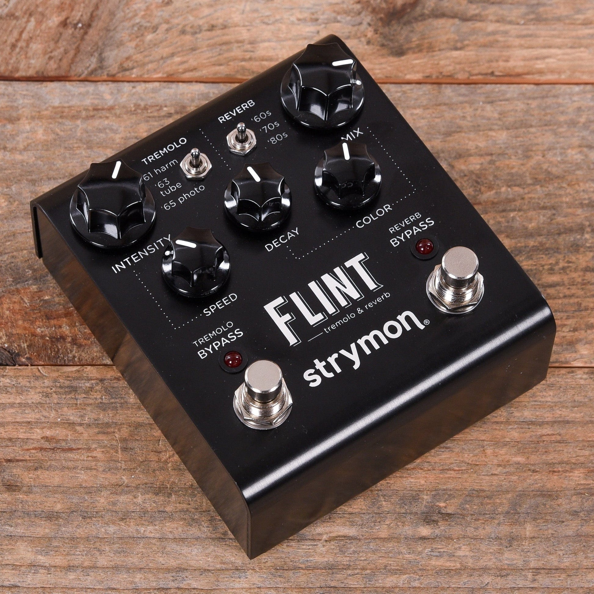 Strymon Flint Tremolo & Reverb Pedal Black Knob Edition  Chicago Music  Exchange