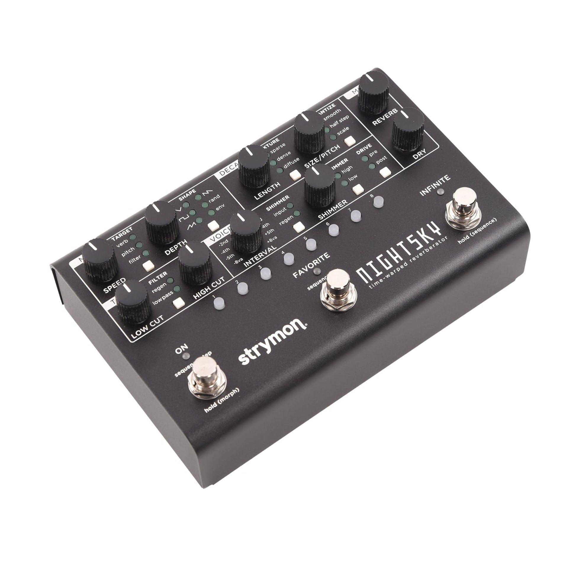 night sky pedal Strymon Limited Edition Midnight NightSky Reverberator Pedal