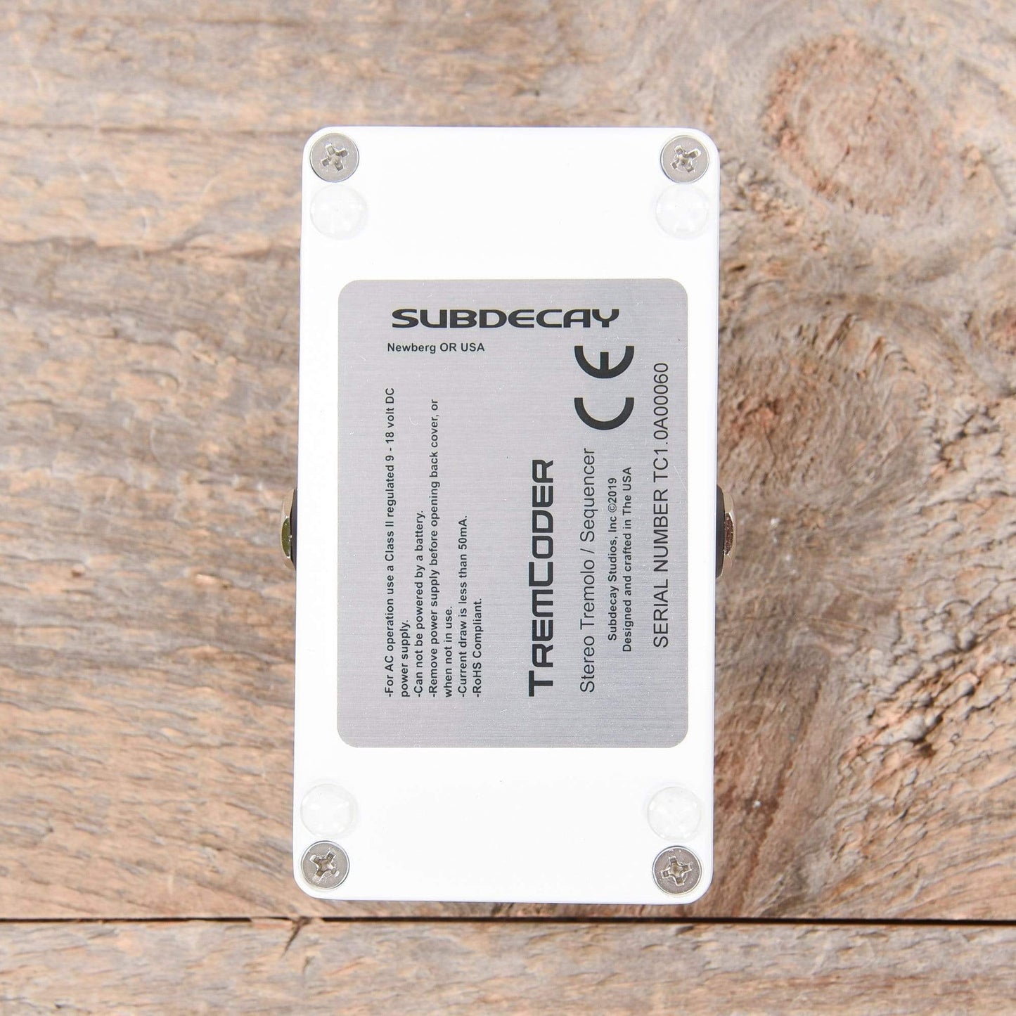 Subdecay Tremcoder Stereo Tremolo Sequencer Effects and Pedals / Tremolo and Vibrato