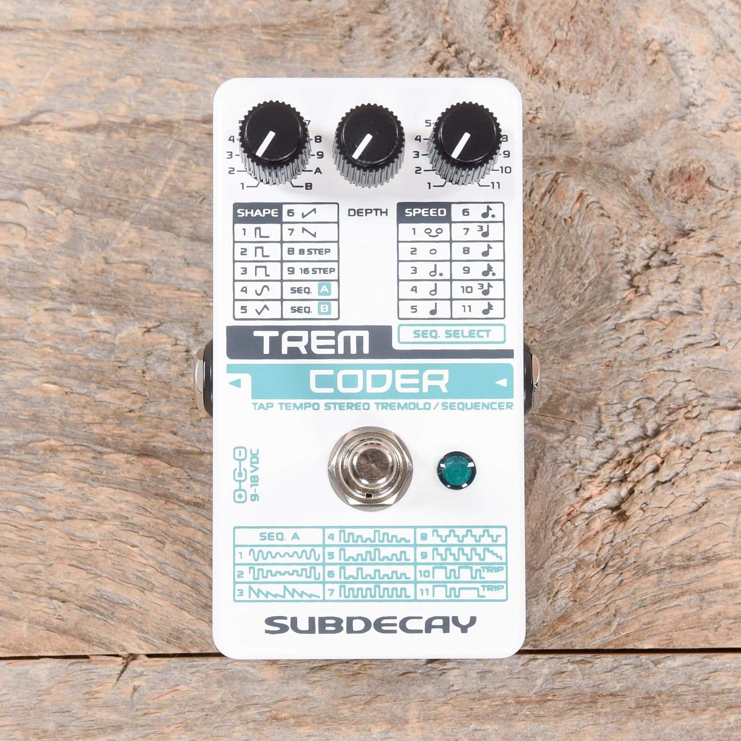 Subdecay Tremcoder Stereo Tremolo Sequencer Effects and Pedals / Tremolo and Vibrato