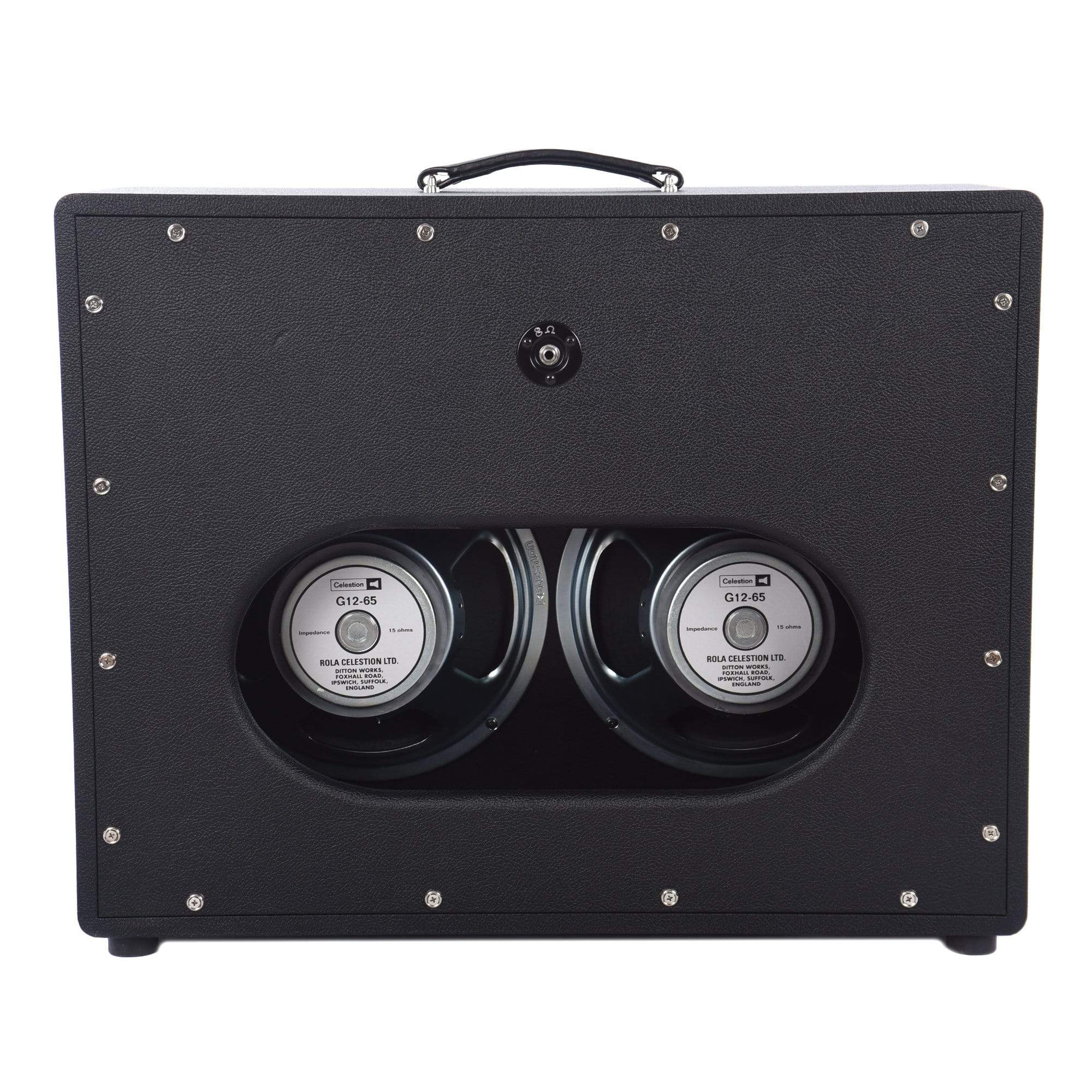 Suhr Hedgehog 2x12 Speaker Cabinet Black Tolex w/Celestion G12-65H Speakers Amps / Guitar Cabinets