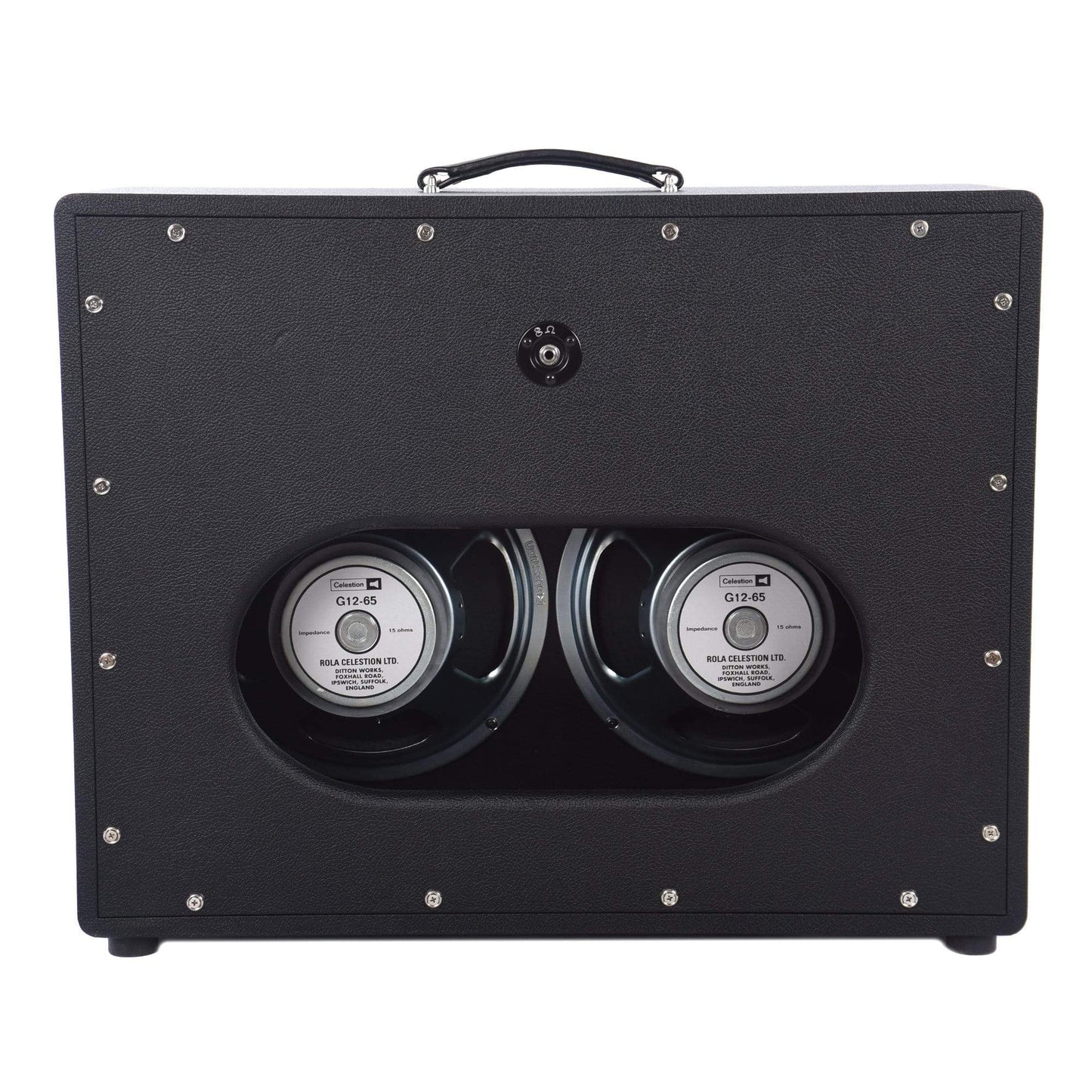 Suhr Hedgehog 2x12 Speaker Cabinet Black Tolex w/Celestion G12-65H Speakers Amps / Guitar Cabinets