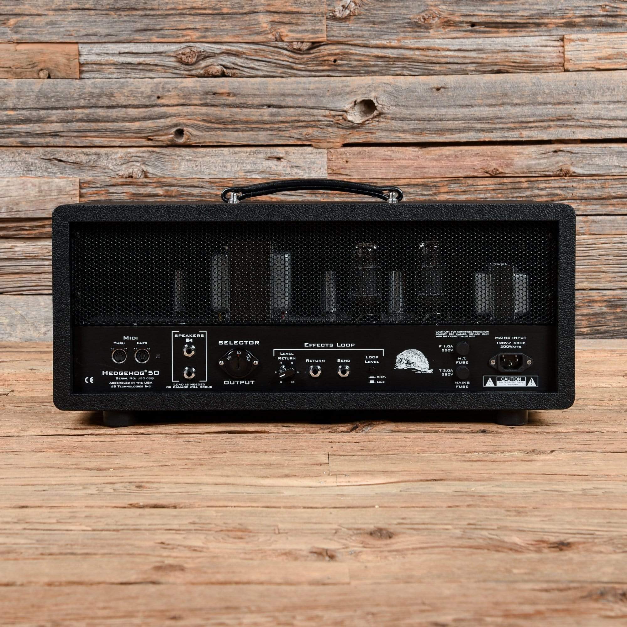 Suhr Hedgehog 50 Single-Channel Amplifier Head Black w/Effects Loop & 4-Button Footswitch Amps / Guitar Heads