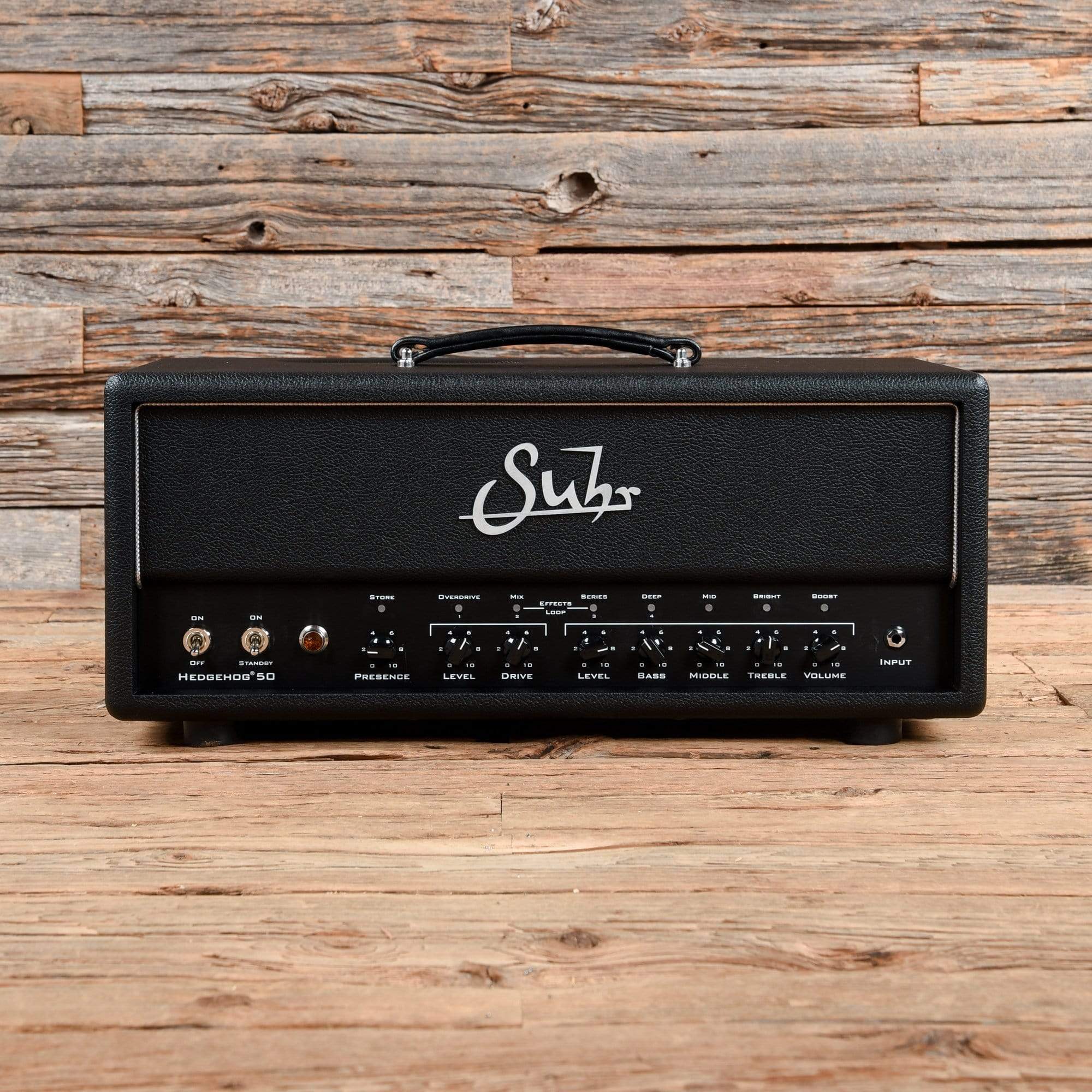 Suhr Hedgehog 50 Single-Channel Amplifier Head Black w/Effects Loop & 4-Button Footswitch Amps / Guitar Heads