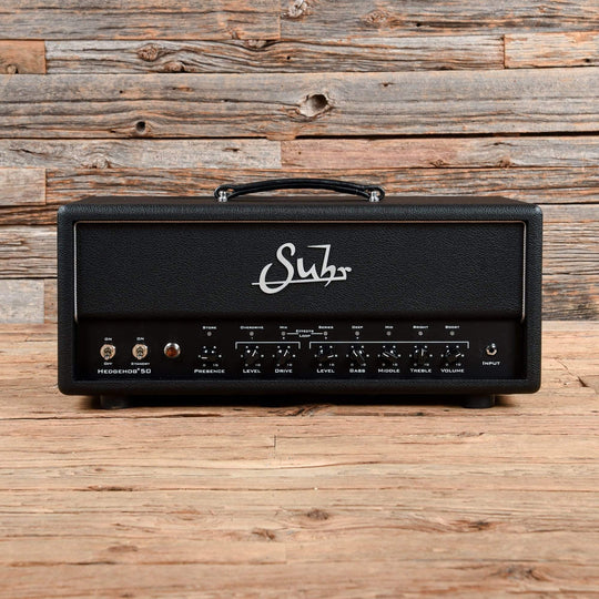 Suhr Hedgehog 50 Single-Channel Amplifier Head Black w/Effects Loop & 4-Button Footswitch Amps / Guitar Heads