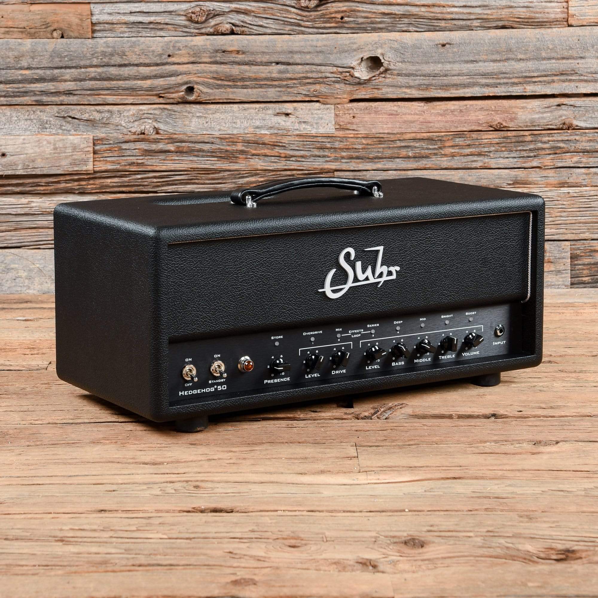 Suhr Hedgehog 50 Single-Channel Amplifier Head Black w/Effects Loop & 4-Button Footswitch Amps / Guitar Heads