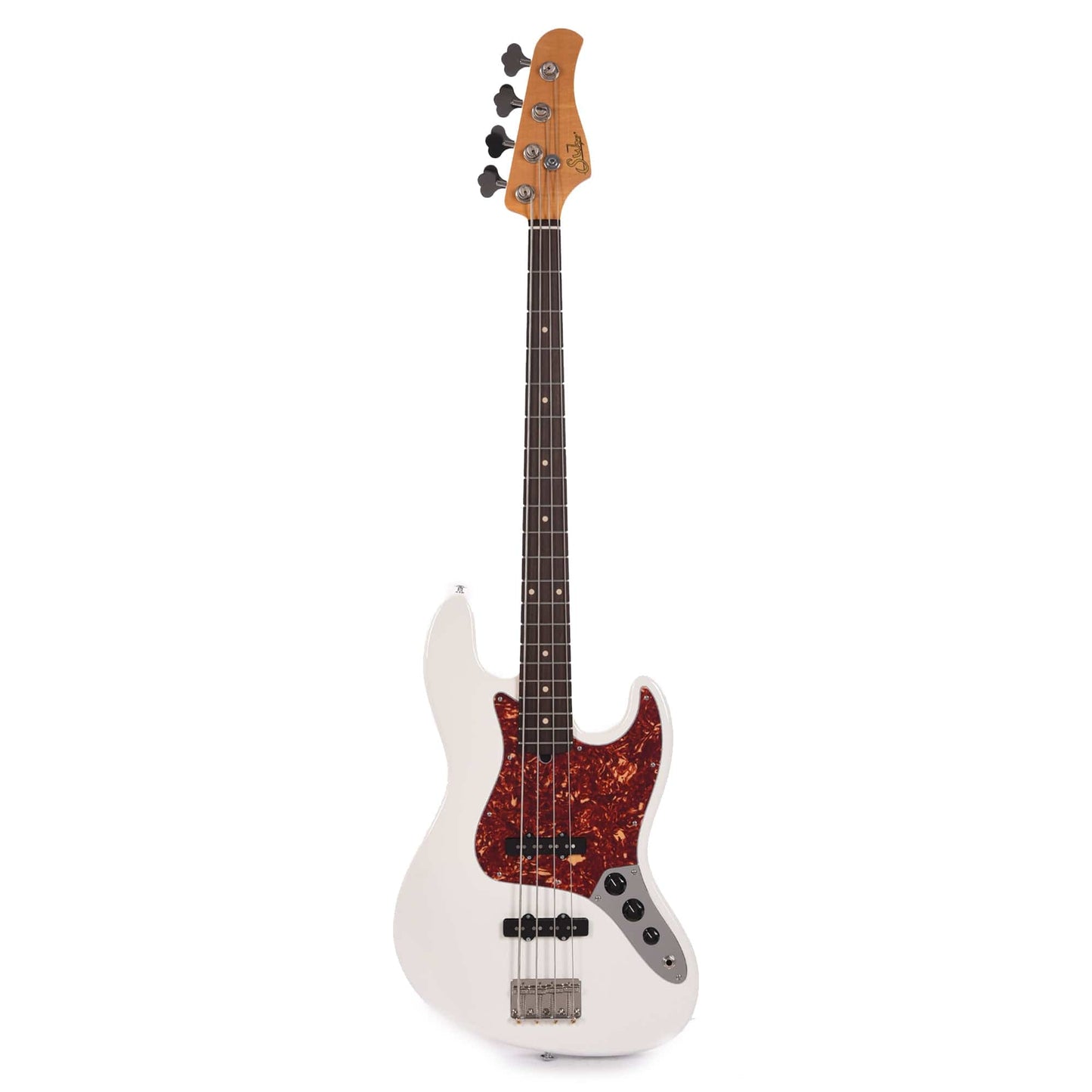 Suhr Classic J Antique Olympic White Bass Guitars / 4-String