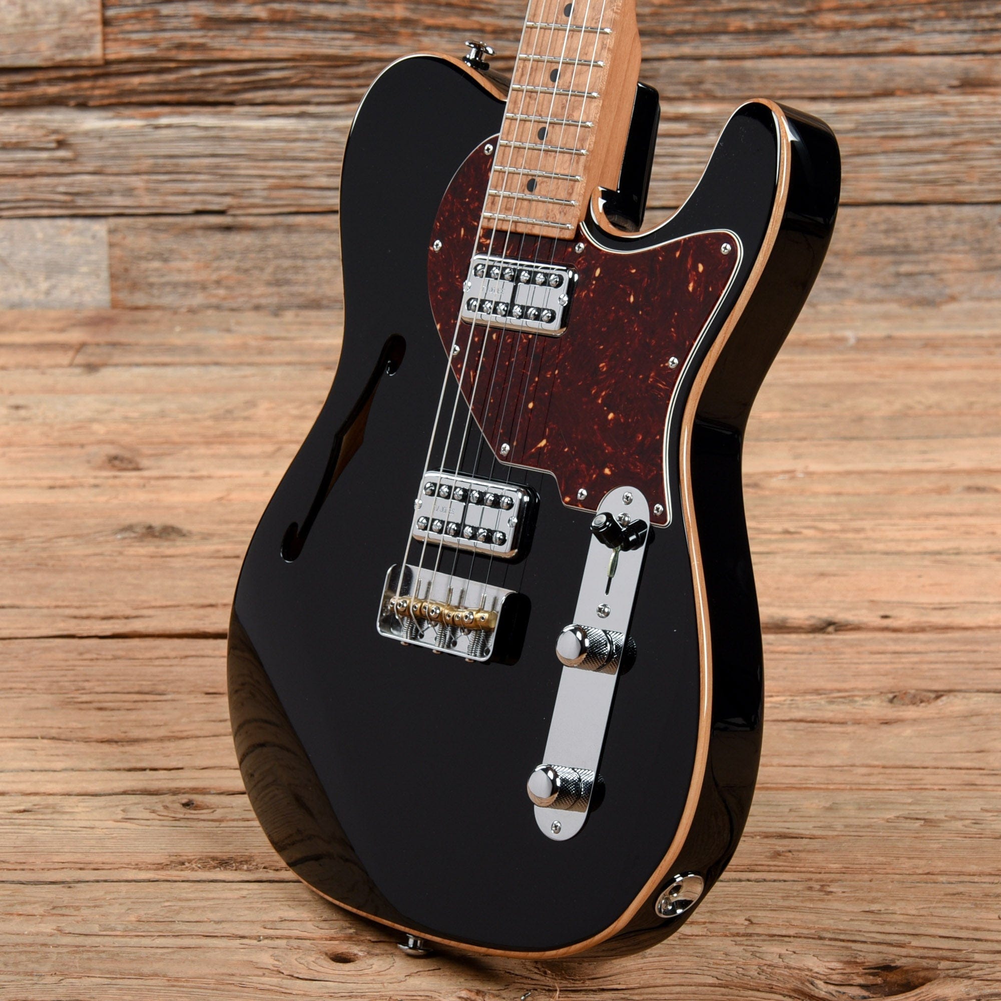 Suhr Classic T Semi-Hollow Black 2015 Electric Guitars / Semi-Hollow