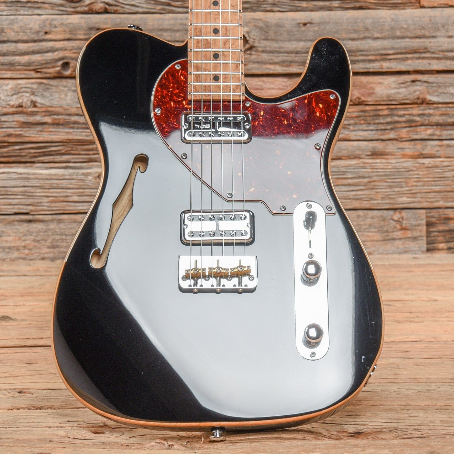 Suhr Classic T Semi-Hollow Black 2015 Electric Guitars / Semi-Hollow