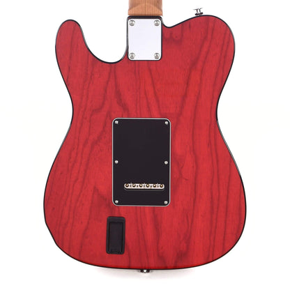Suhr Classic T Swamp Ash Double Bound Trans Red Roasted Maple Neck w/Black S90 Pickups Electric Guitars / Semi-Hollow
