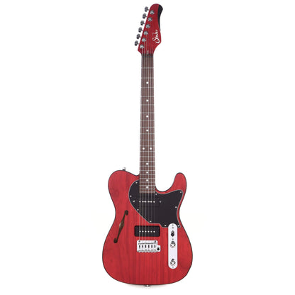 Suhr Classic T Swamp Ash Double Bound Trans Red Roasted Maple Neck w/Black S90 Pickups Electric Guitars / Semi-Hollow