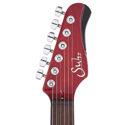 Suhr Classic T Swamp Ash Double Bound Trans Red Roasted Maple Neck w/Black S90 Pickups Electric Guitars / Semi-Hollow