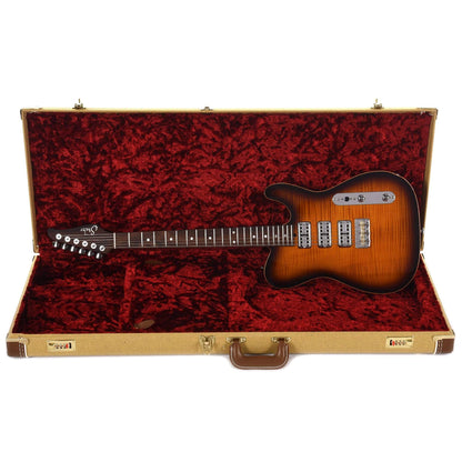 Suhr Custom Classic T One-Piece Maple Top & Back 2-Tone Sunburst w/TV Jones Pickups Electric Guitars / Solid Body