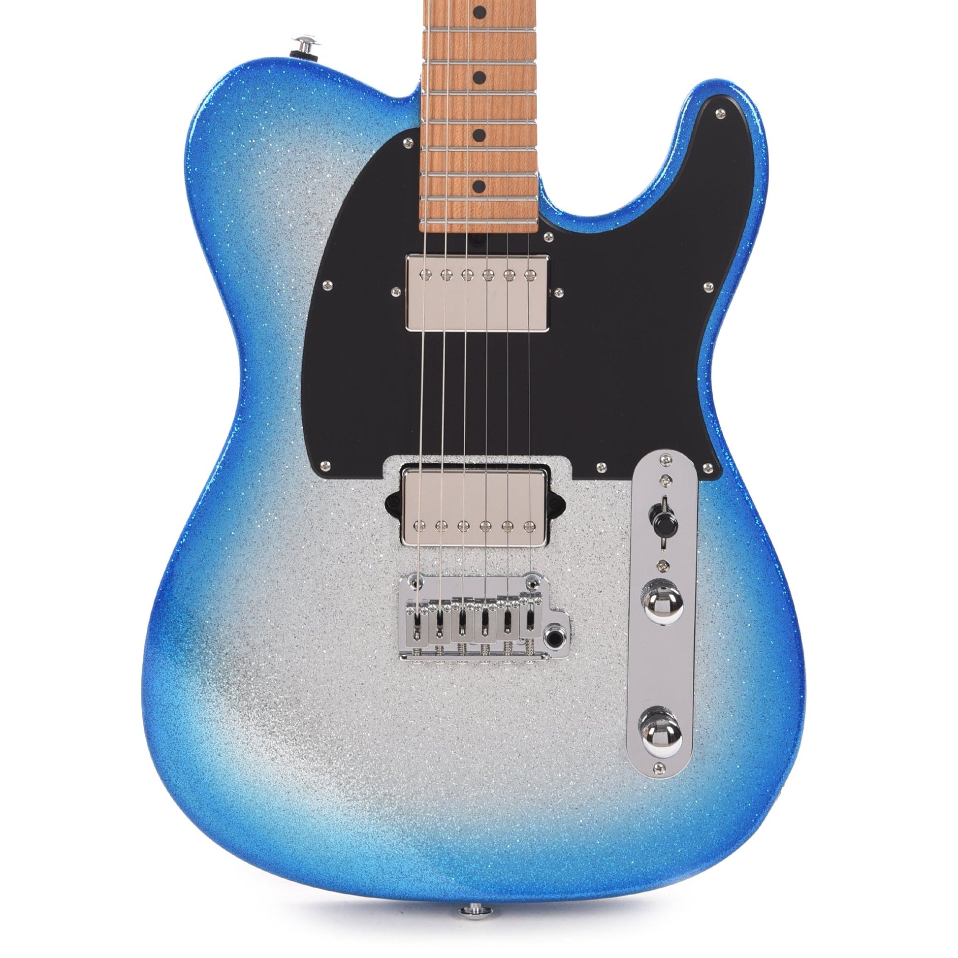 Suhr Custom Classic T Paulownia HH Blue Burst Sparkle w/1-Piece Roasted Maple Neck Electric Guitars / Solid Body