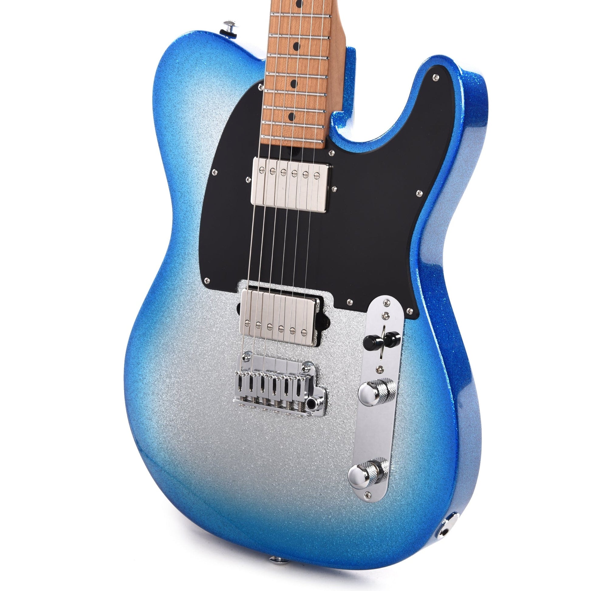 Suhr Custom Classic T Paulownia HH Blue Burst Sparkle w/1-Piece Roasted Maple Neck Electric Guitars / Solid Body