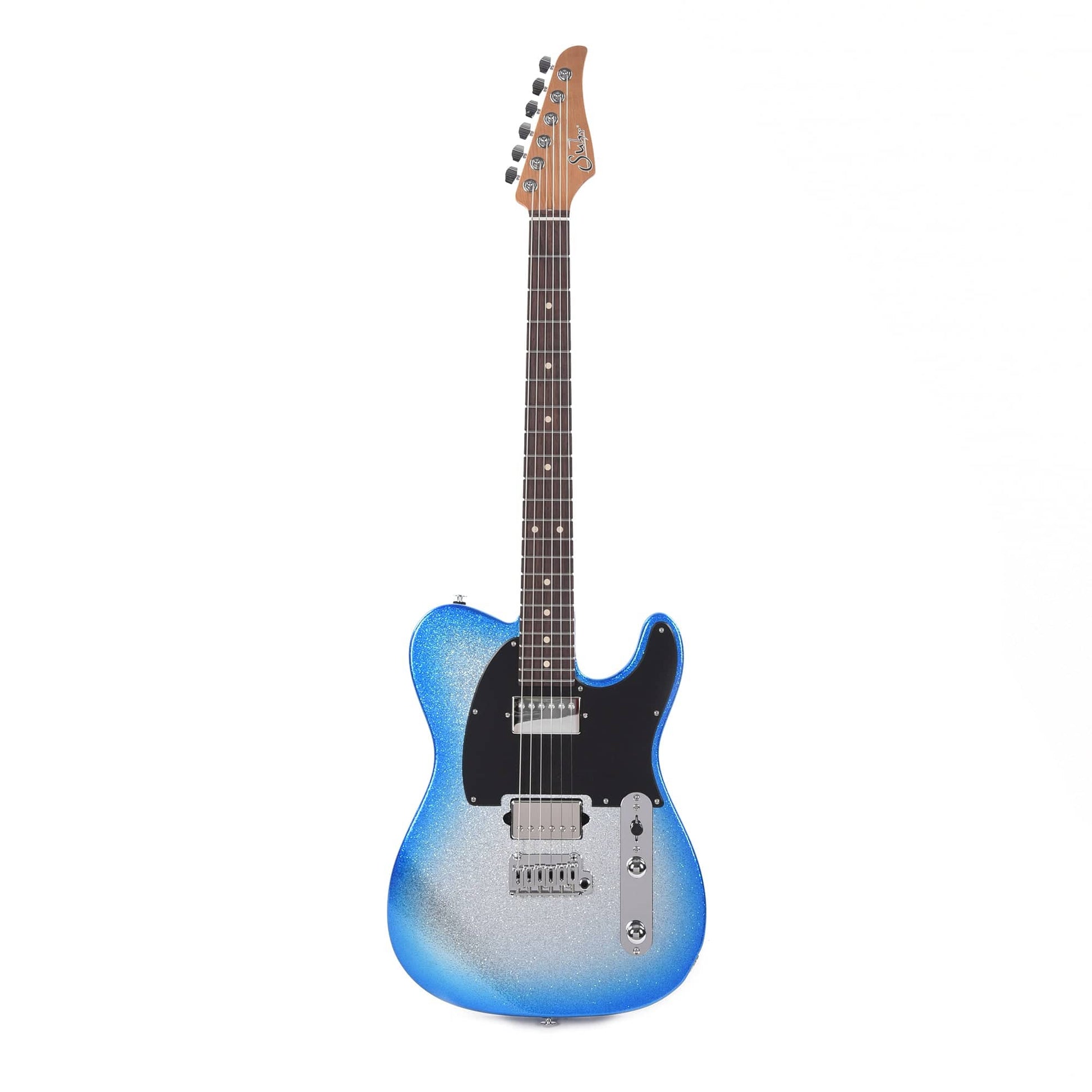 Suhr Custom Classic T Paulownia HH Blue Burst Sparkle w/Roasted Neck & Rosewood Fingerboard Electric Guitars / Solid Body