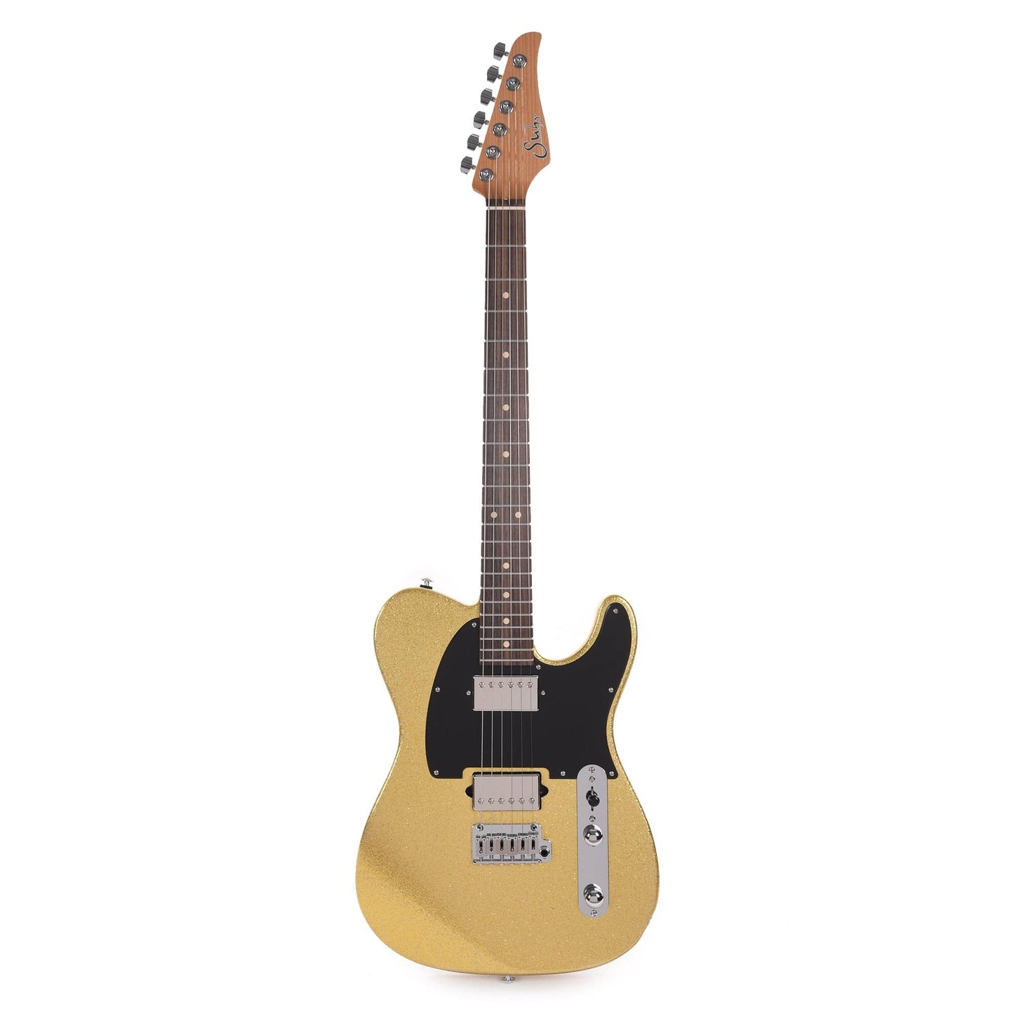 Suhr Custom Classic T Paulownia HH Gold Sparkle w/Roasted Neck & Rosewood Fingerboard Electric Guitars / Solid Body