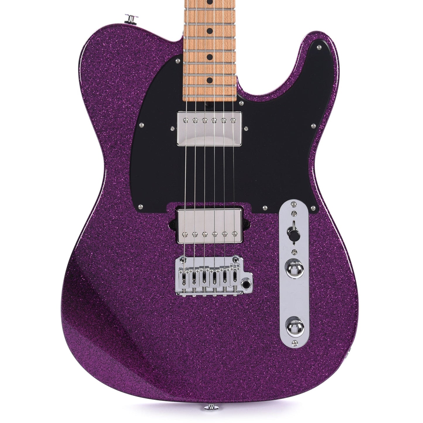 Suhr Custom "CME Spec" Classic T Paulownia HH Purple Sparkle w/1-Piece Roasted Maple Neck Electric Guitars / Solid Body