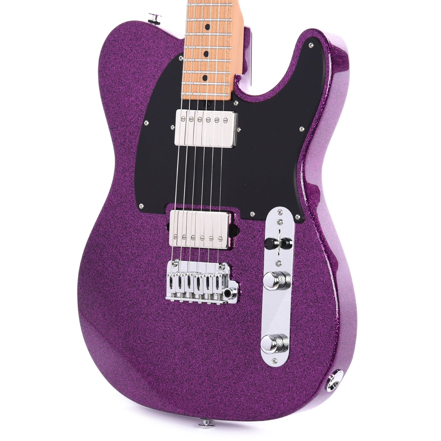 Suhr Custom "CME Spec" Classic T Paulownia HH Purple Sparkle w/1-Piece Roasted Maple Neck Electric Guitars / Solid Body