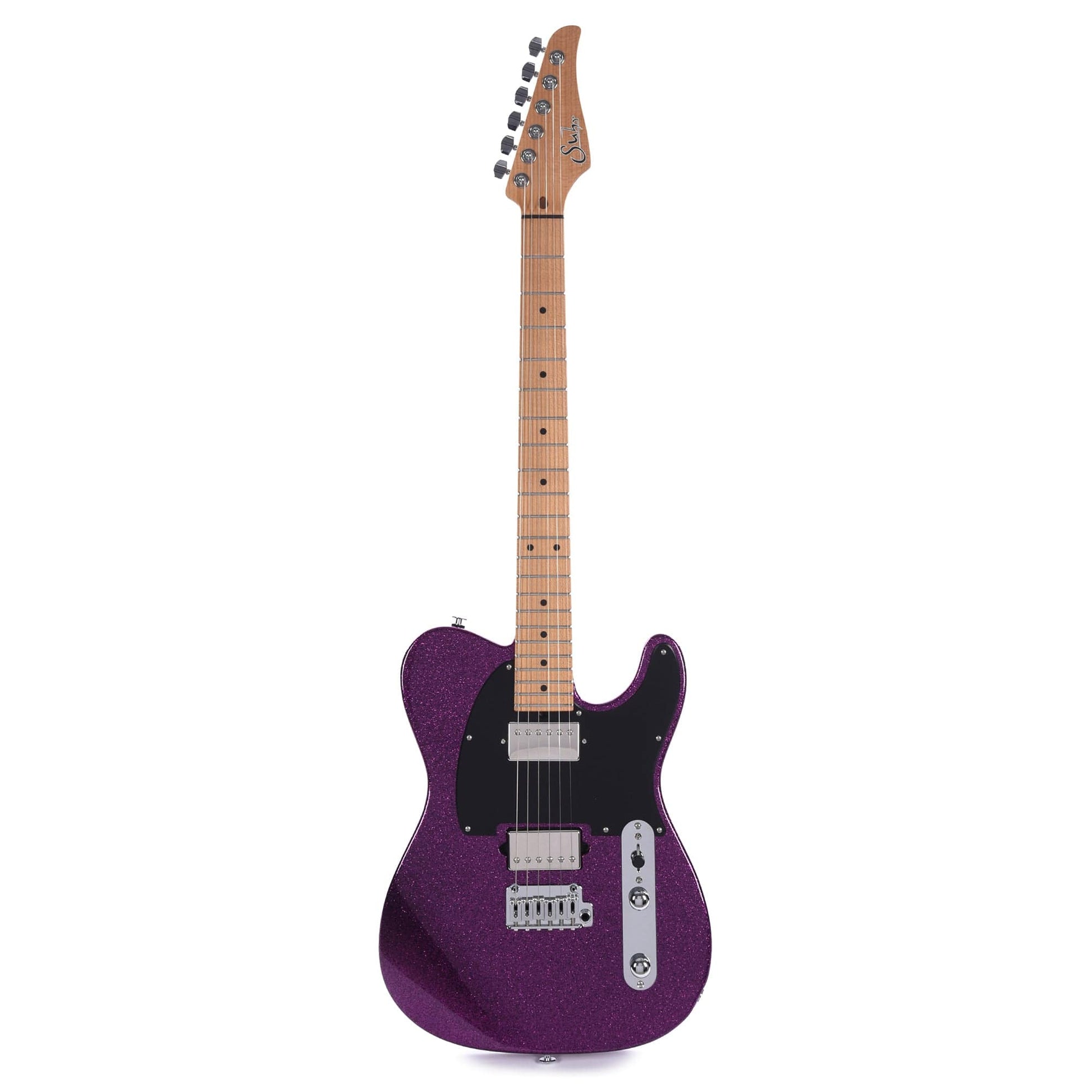 Suhr Custom "CME Spec" Classic T Paulownia HH Purple Sparkle w/1-Piece Roasted Maple Neck Electric Guitars / Solid Body