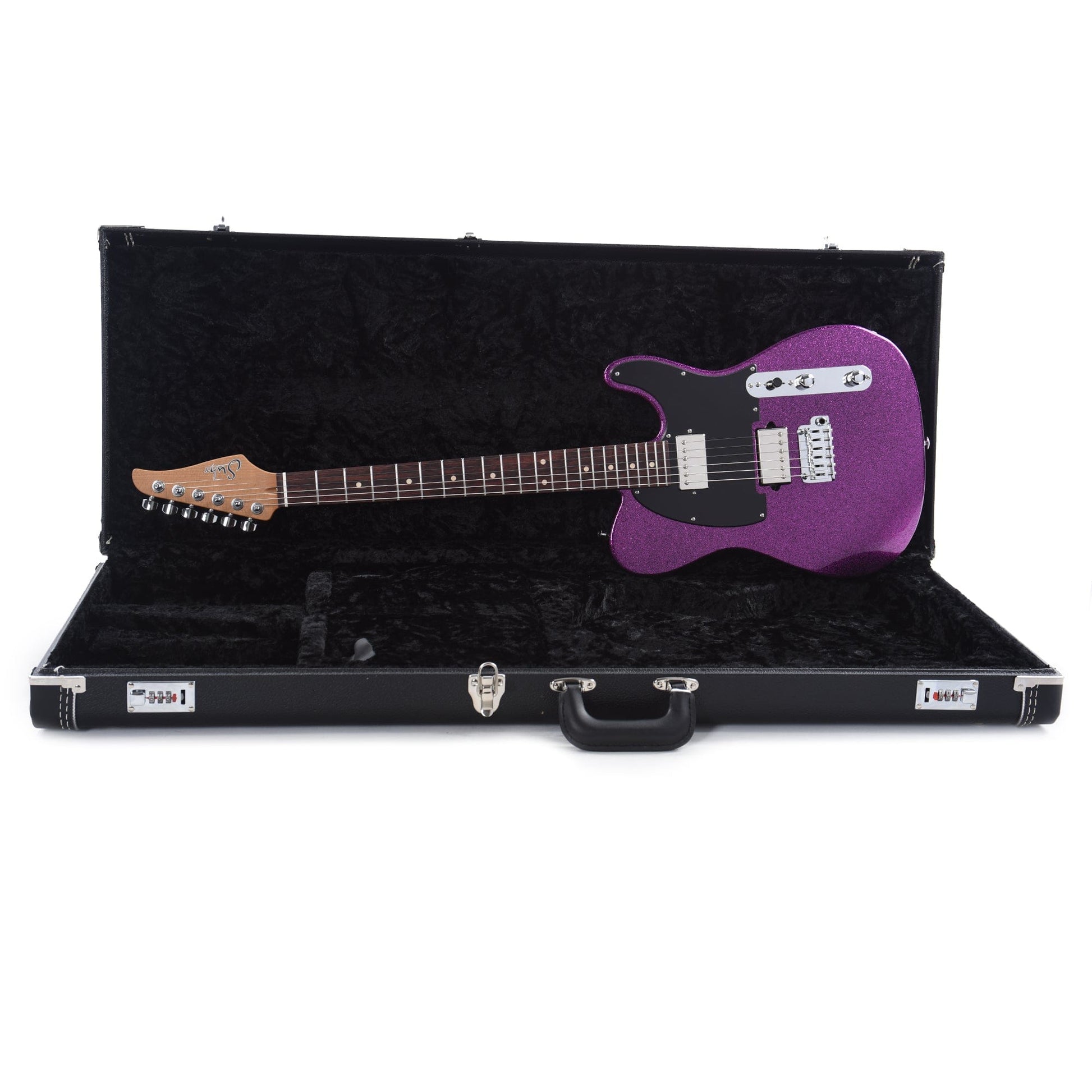 Suhr Custom "CME Spec" Classic T Paulownia HH Purple Sparkle w/Roasted Neck & Rosewood Fingerboard Electric Guitars / Solid Body