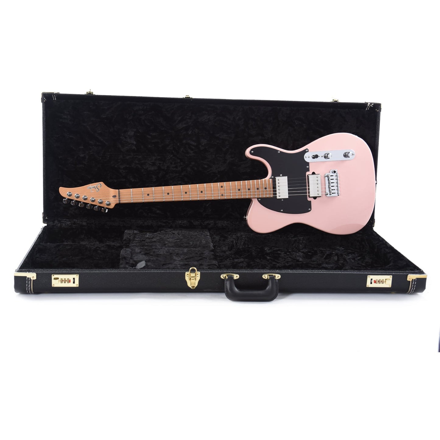 Suhr Custom "CME Spec" Classic T Paulownia HH Shell Pink w/1-Piece Roasted Maple Neck Electric Guitars / Solid Body