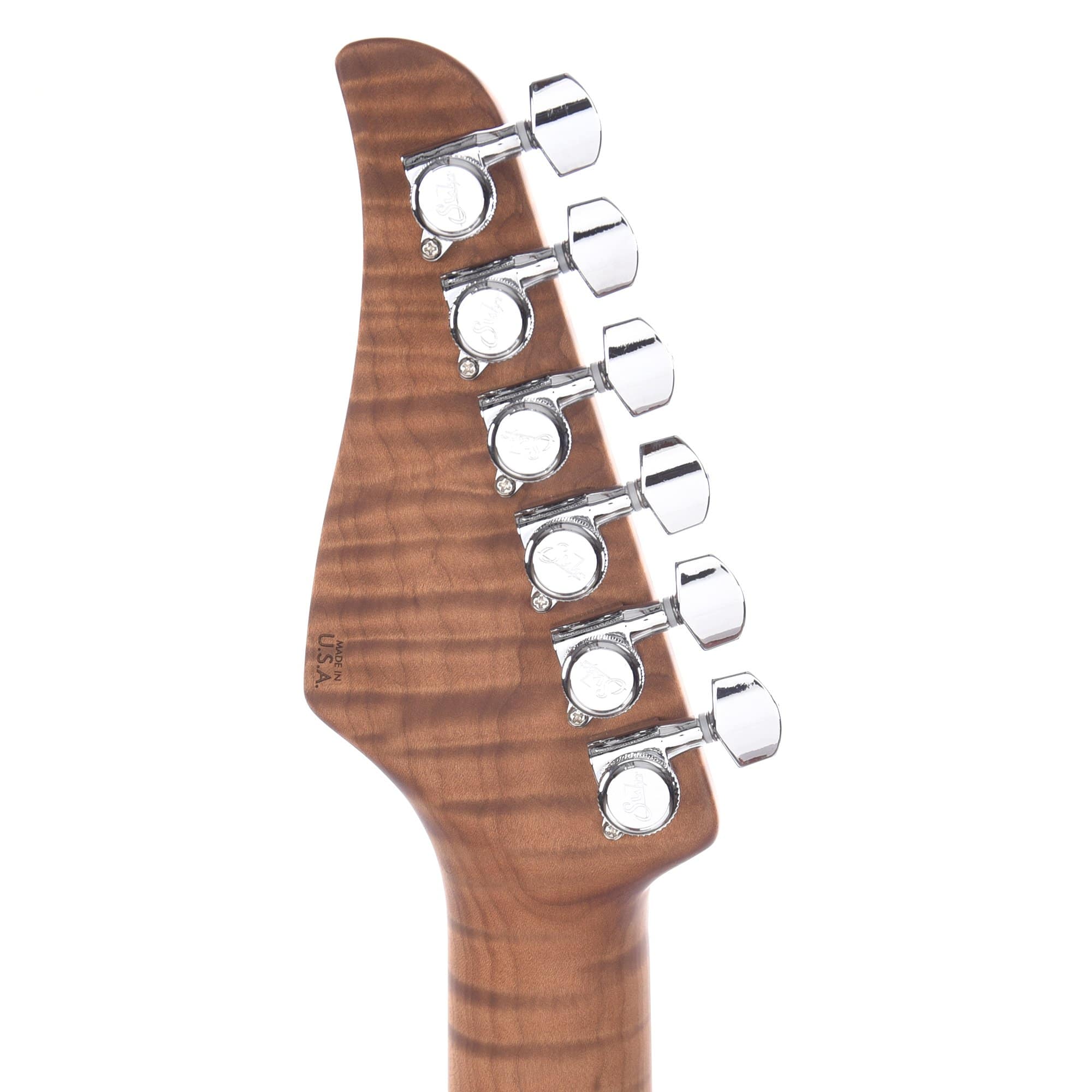 Suhr Limited Edition Classic S HSS Metallic Brandywine SSCII Roasted Flame Maple Neck Electric Guitars / Solid Body