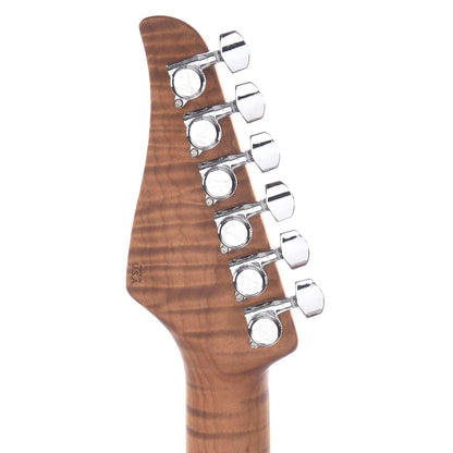 Suhr Limited Edition Classic S HSS Metallic Brandywine SSCII Roasted Flame Maple Neck Electric Guitars / Solid Body